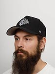 Бейсболка 47 BRAND арт. H-MPDTP04WBP-BKB Chicago Blackhawks NHL (черный / белый)